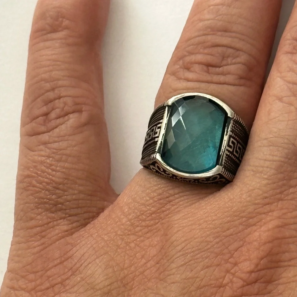 COMING SOON❣️925 Silver blue ring - Picture 6 of 6